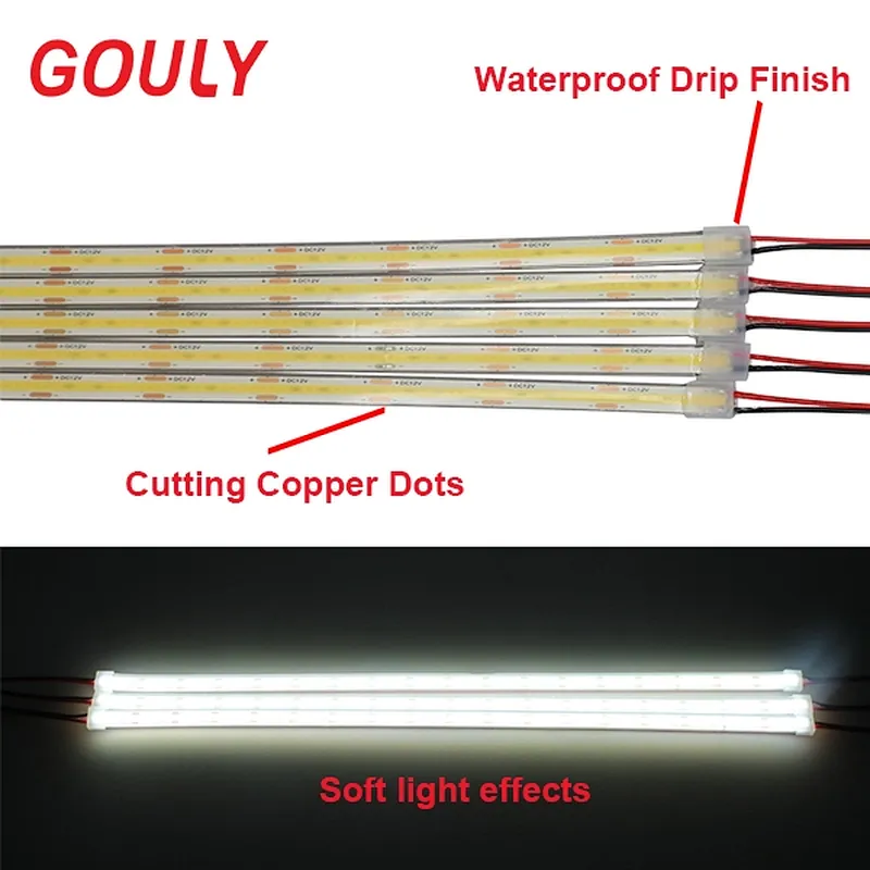 Customized High Brightness Monochrome COB LED Strip Light